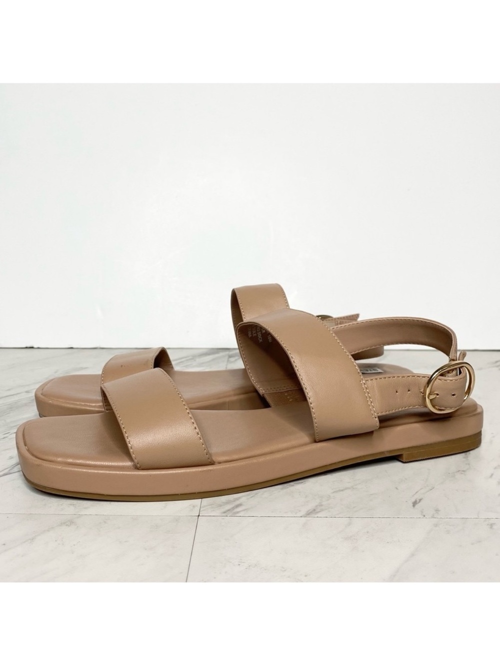 Steve Madden Ethos Tan Leather Sandal 10M
